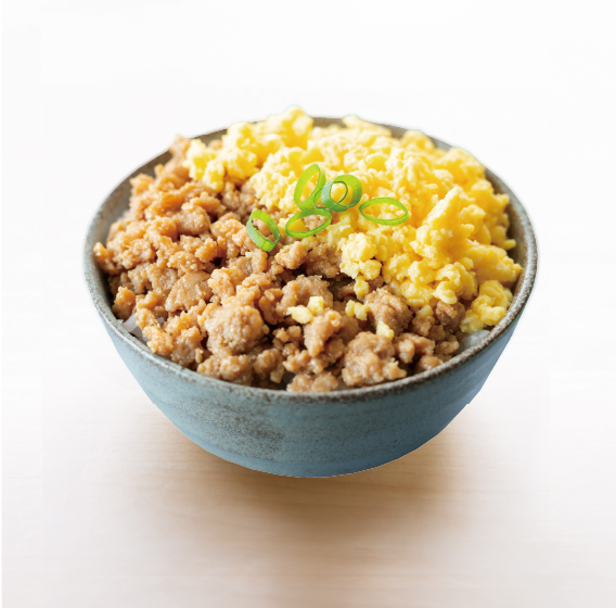 二色そぼろ丼