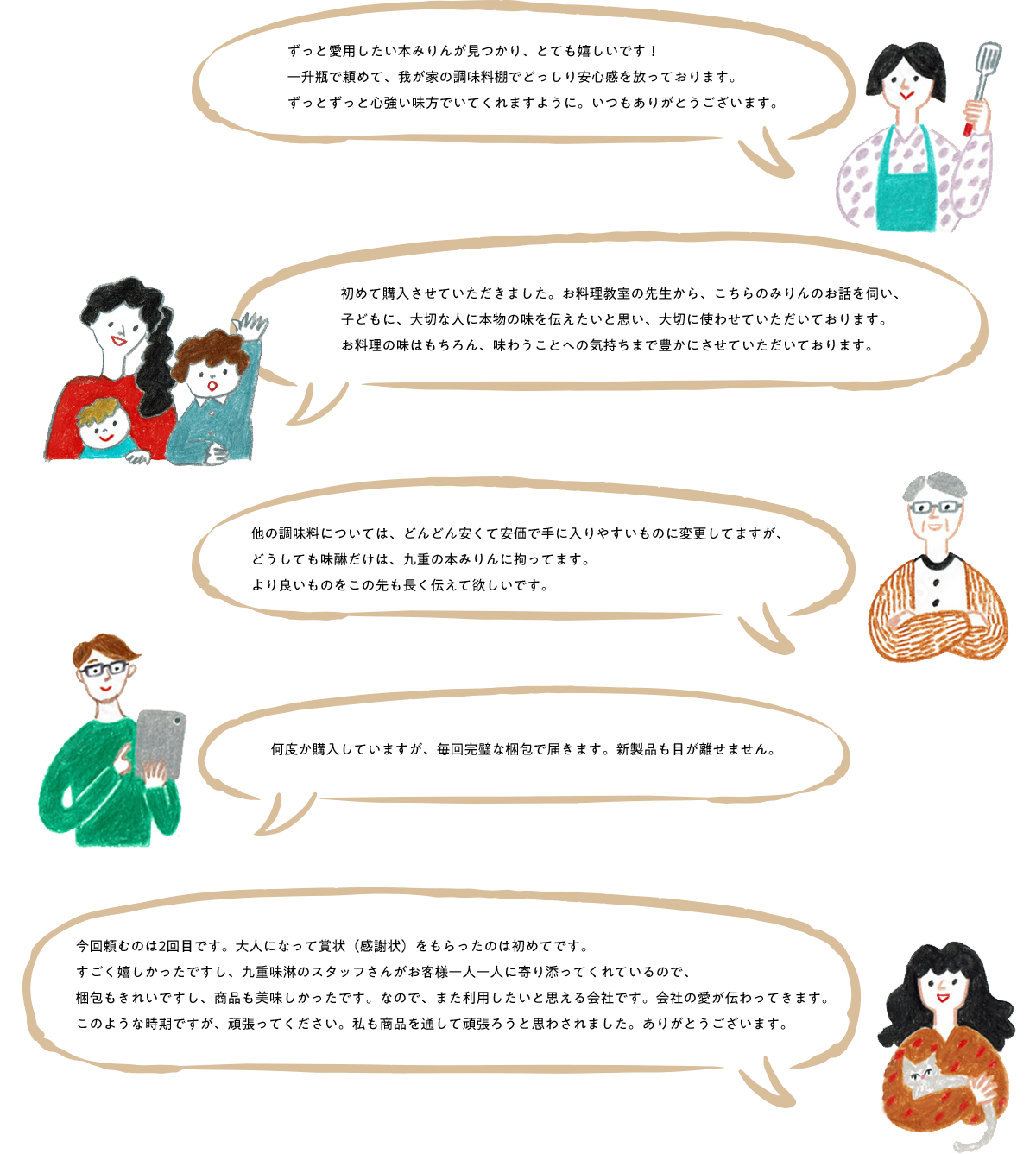 お客様からの声