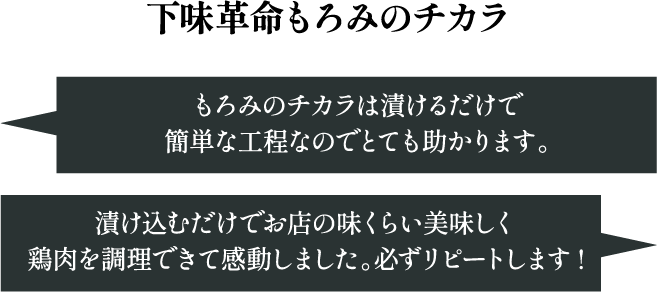 下味革命もろみのチカラ